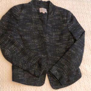 Loft jacket , textured black weave size 8